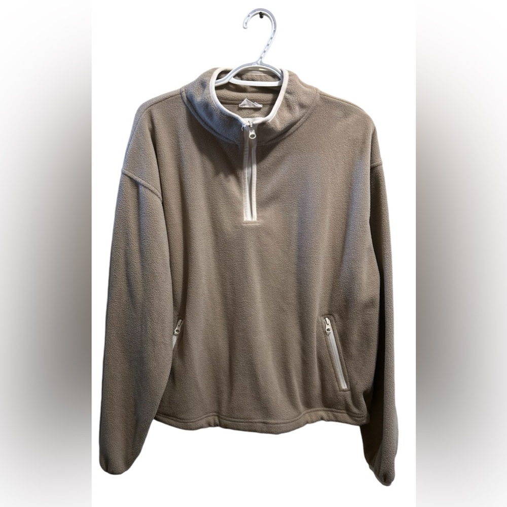 Ardene womens fleece quarter zip size xl!